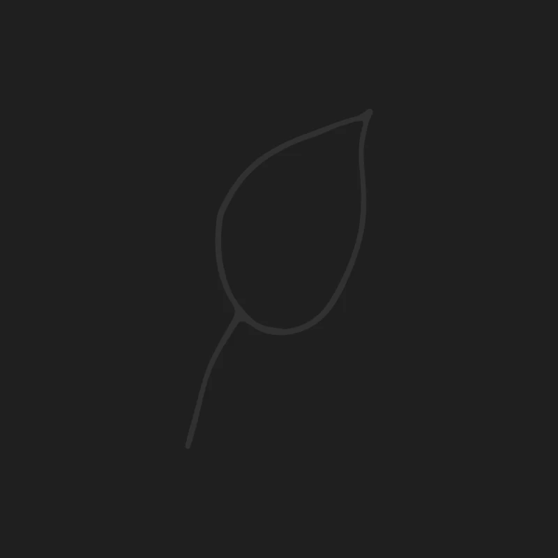 Contour de feuille simple Homme Débardeur