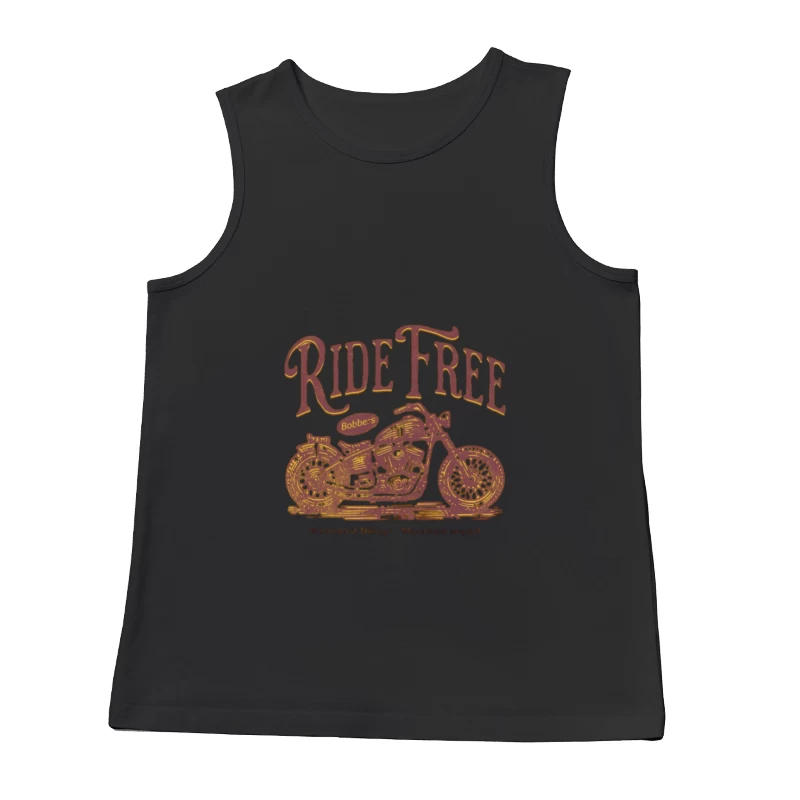 Frei Fahren mit Minimalistischem Motorrad Design Herren Tanktops