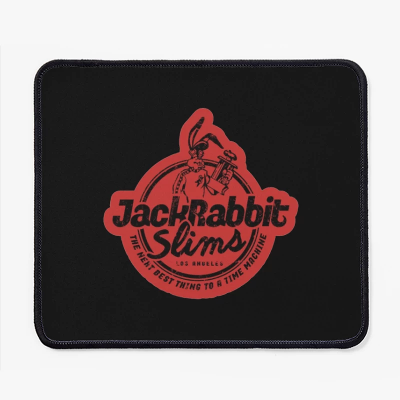 Jack Rabbit Slim's retro Red Mouse Pad