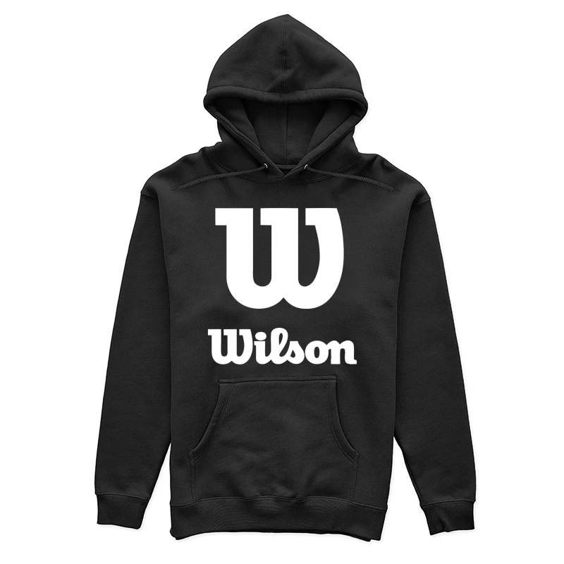 Wilson Sports Brand White Logo Design Female Pullover Hoodie