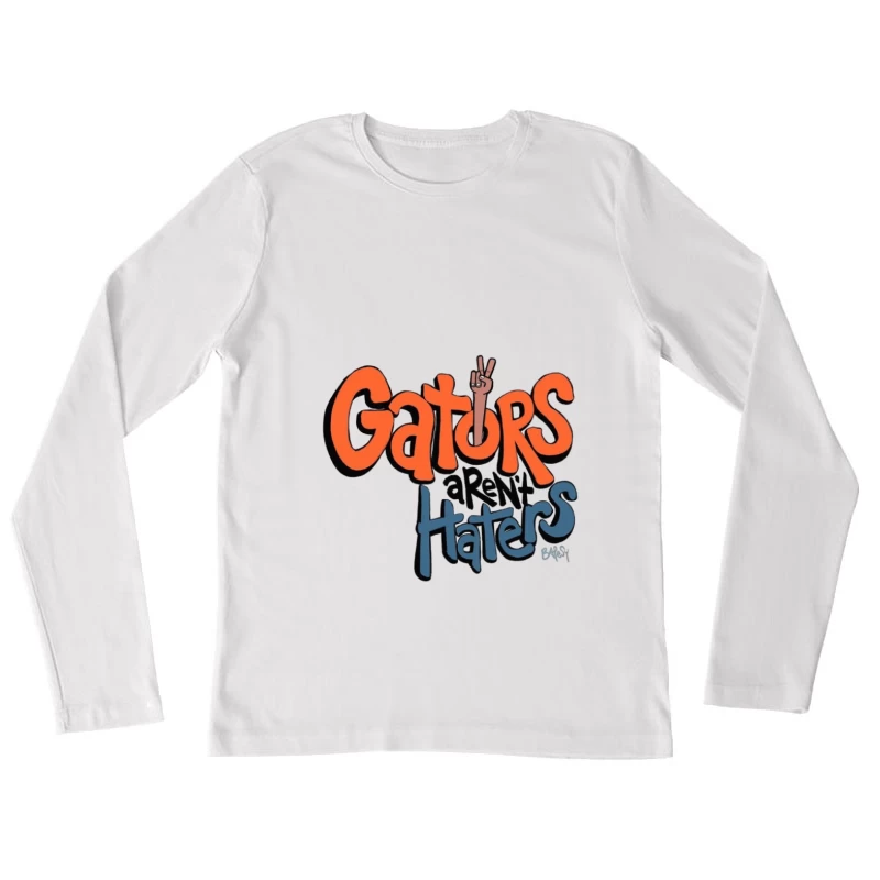 Gators sind keine Hater Damen Langarm T-Shirt