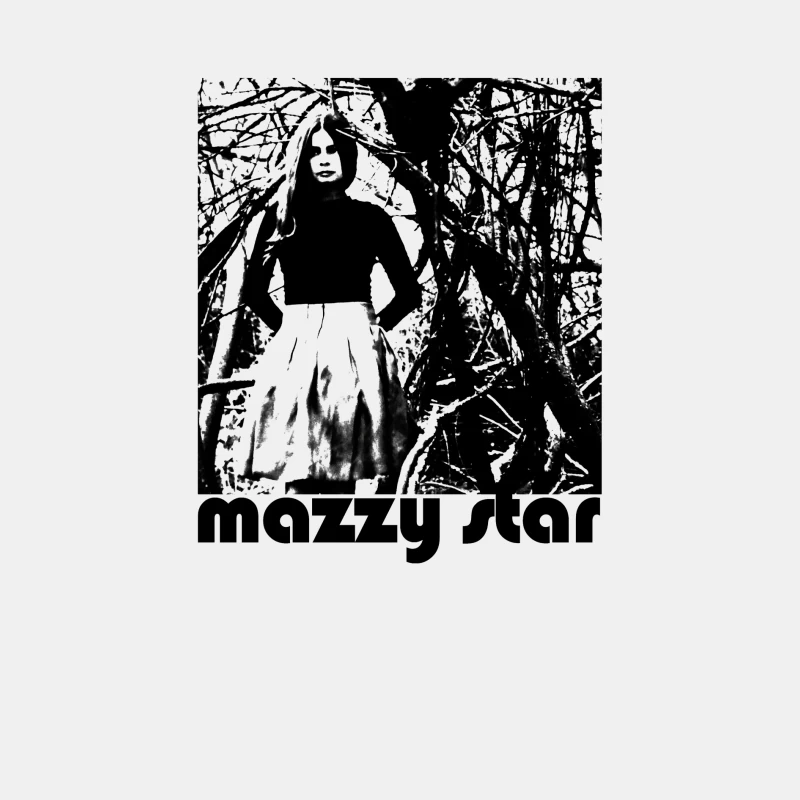 Mazzy Star Black White Male Tank Top