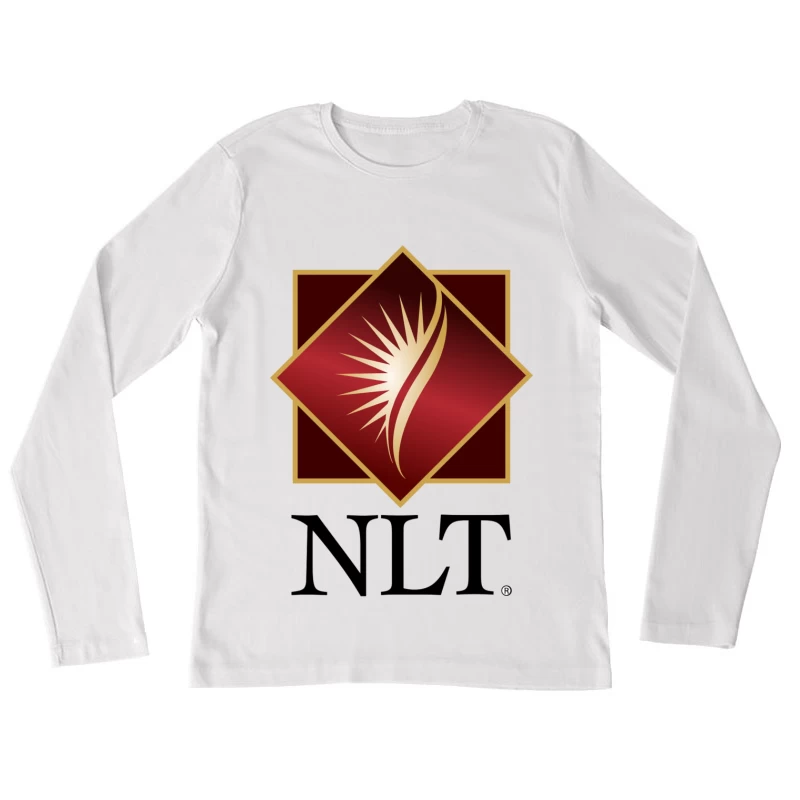 NLT Corporate Logo with Gold Diamond Design Female Long Sleeve T-Shirt