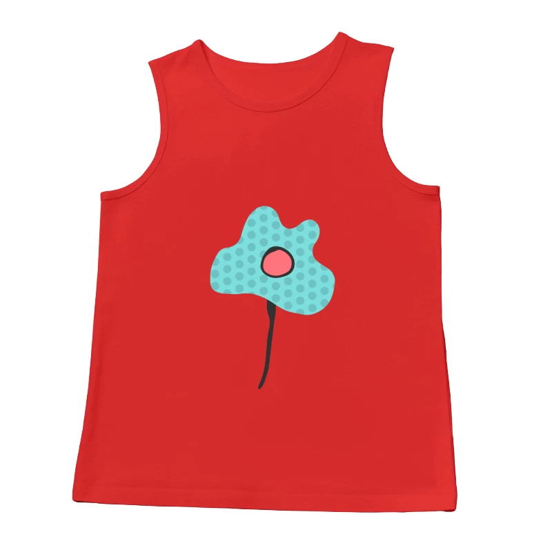 Illustration abstraite de fleur Homme Débardeur