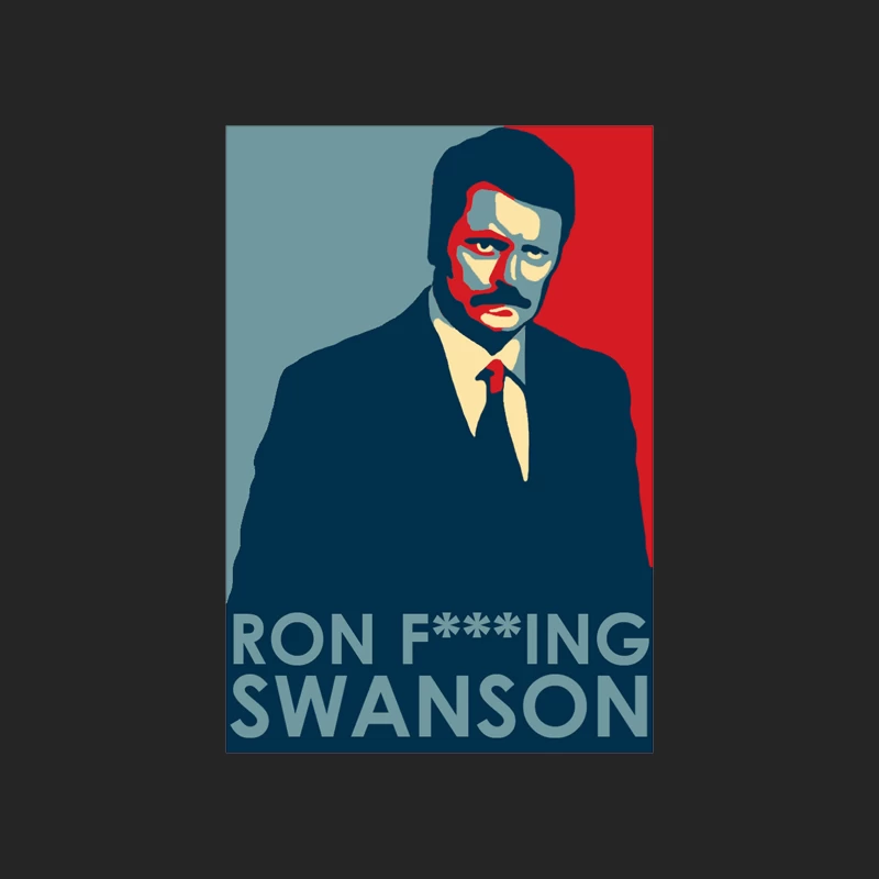 Ron Swanson President Parks Male Pullover Sweatshirt