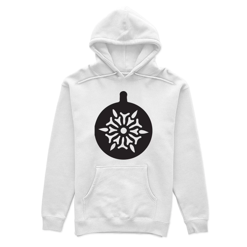 Pendentif avec motif floral ajouré Femme Sweat à capuche