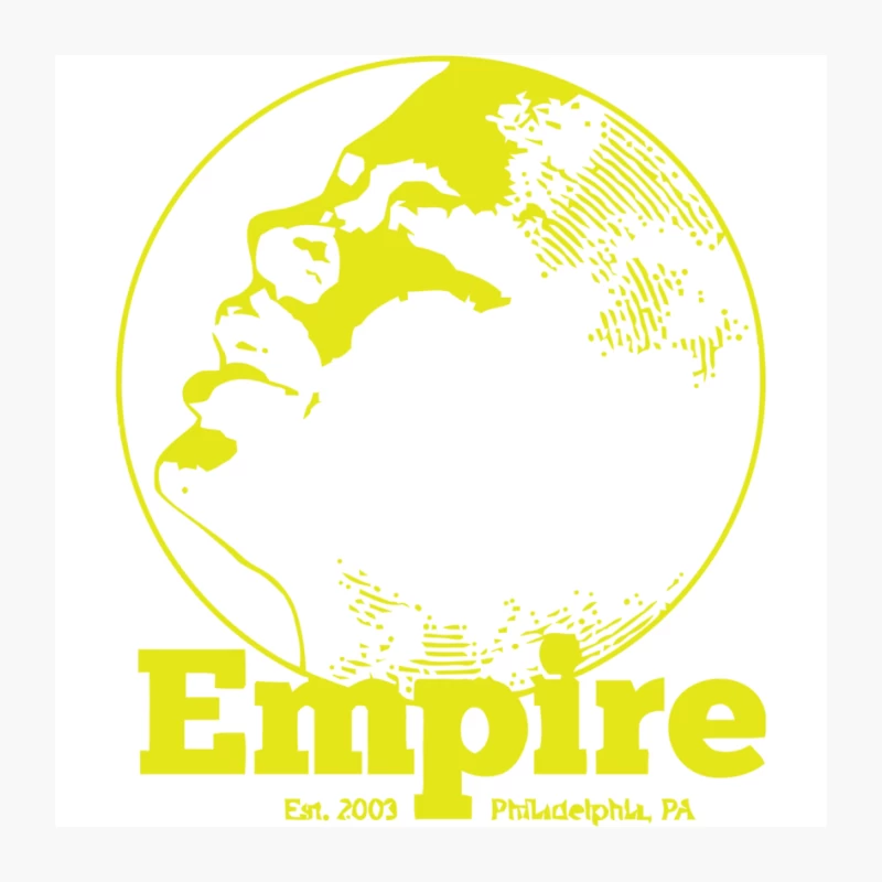 Yellow Circular Empire Logo from Philadelphia Pin
