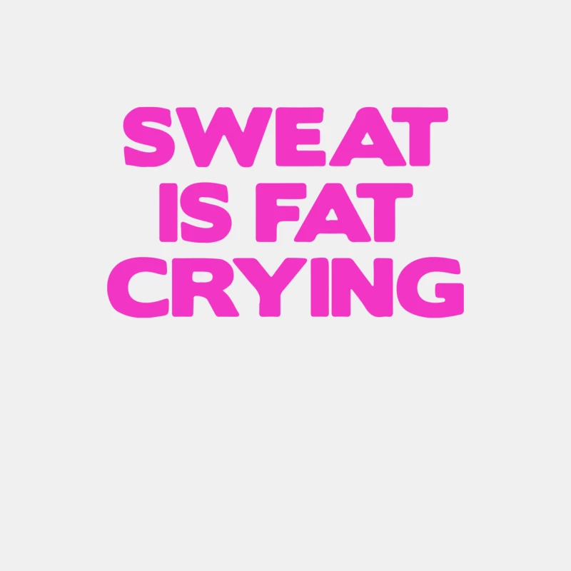 Pink Motivational Fitness Text Male Tank Top