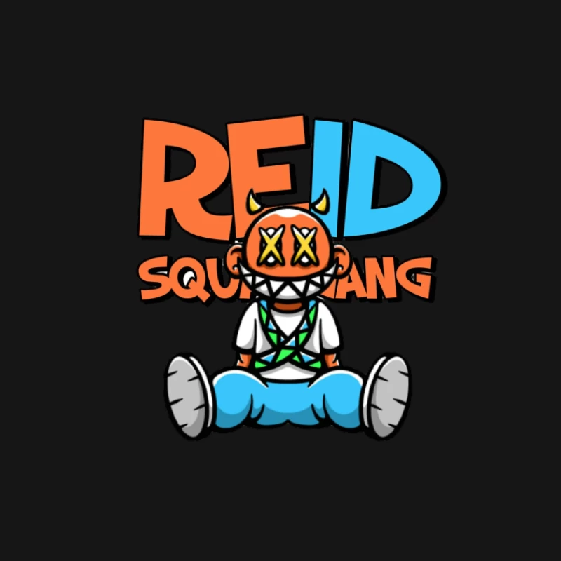 Reid Squid Gang Figuren Design Damen T-Shirt