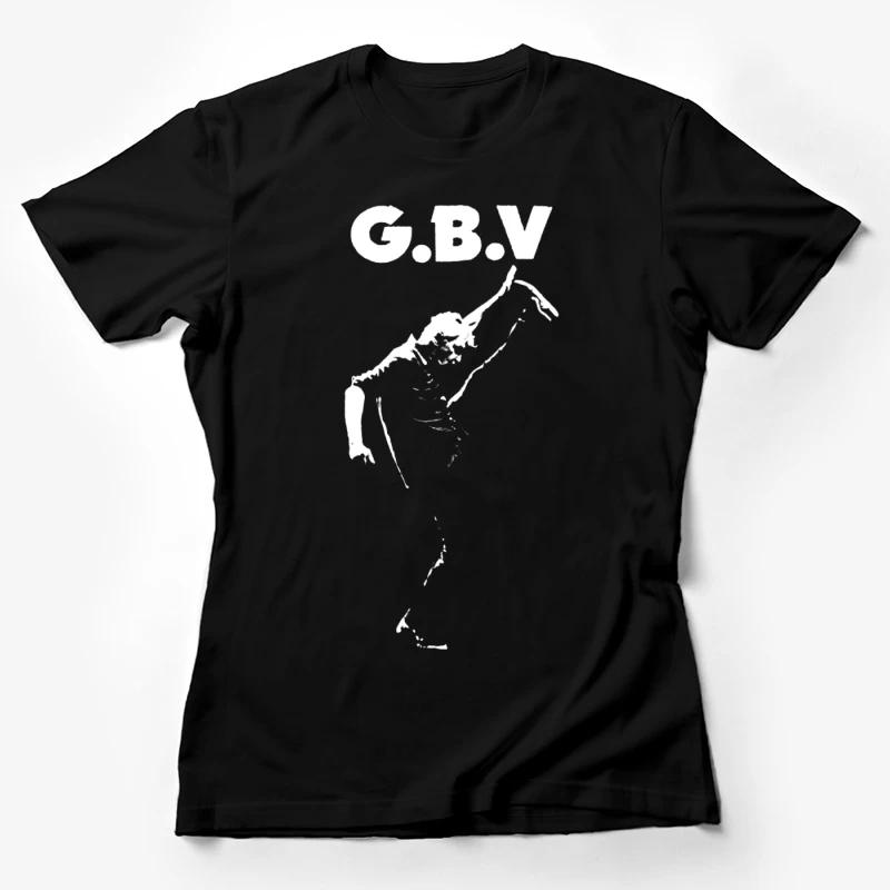 Graceful Ballet Dance Sketch in Line Art Female T-Shirt