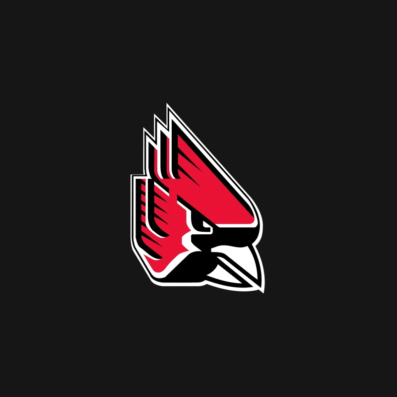 Ball State Cardinals Athletic Logo Desk Mat