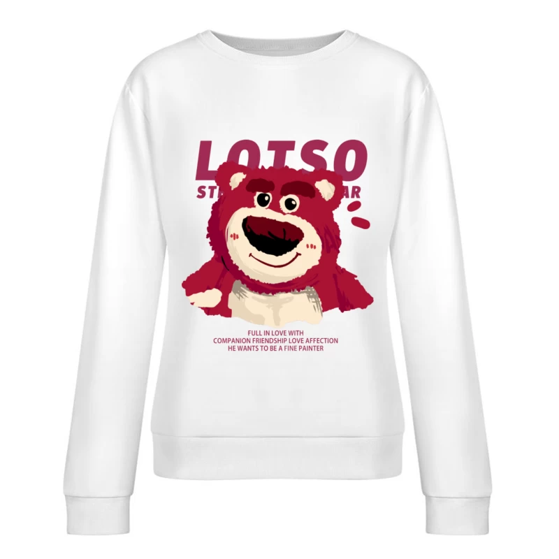 Lotso der Bär mit Freundschaft und Liebe Damen Pullover Sweatshirt