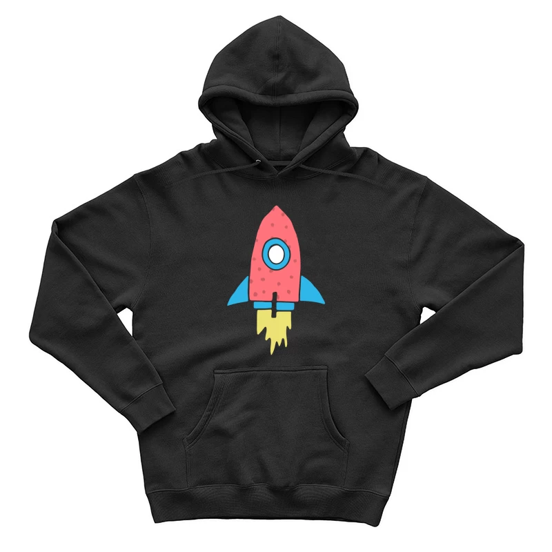 Fusée colorée en dessin animé Homme Sweat à capuche