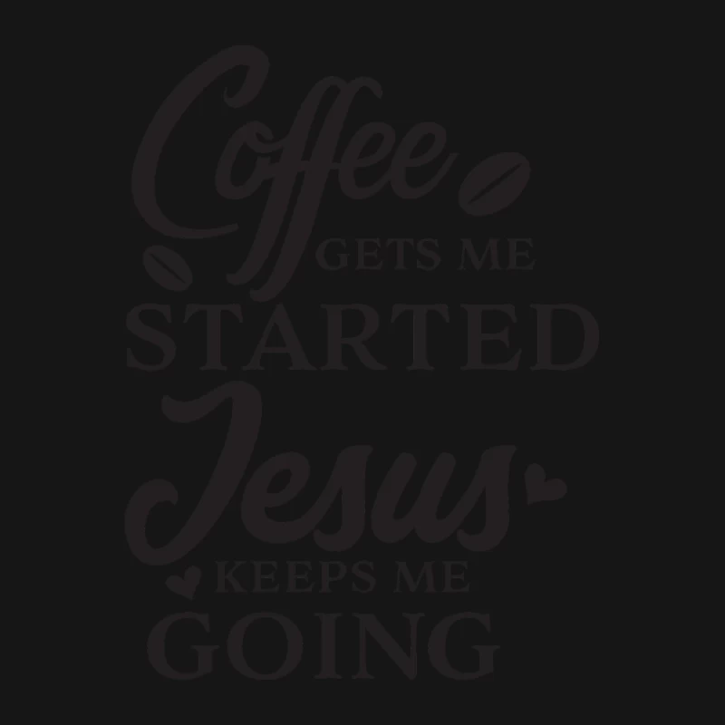 Citation inspirante sur le café et la foi Femme T-Shirt