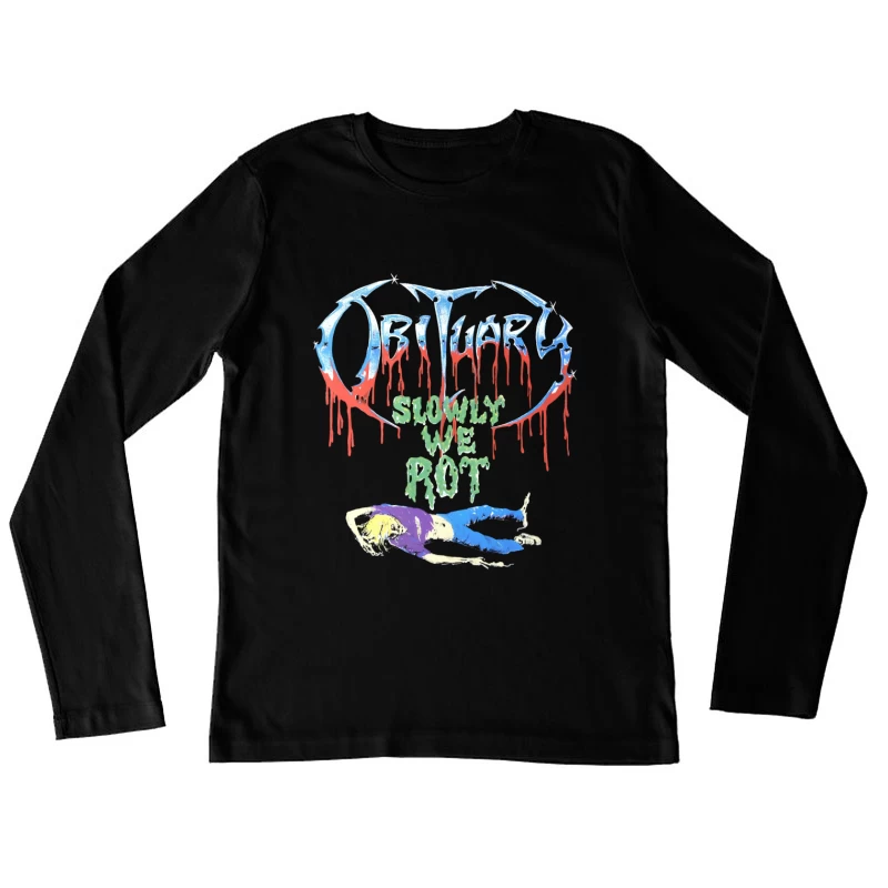 Obituary Slowly We Rot Female Long Sleeve T-Shirt