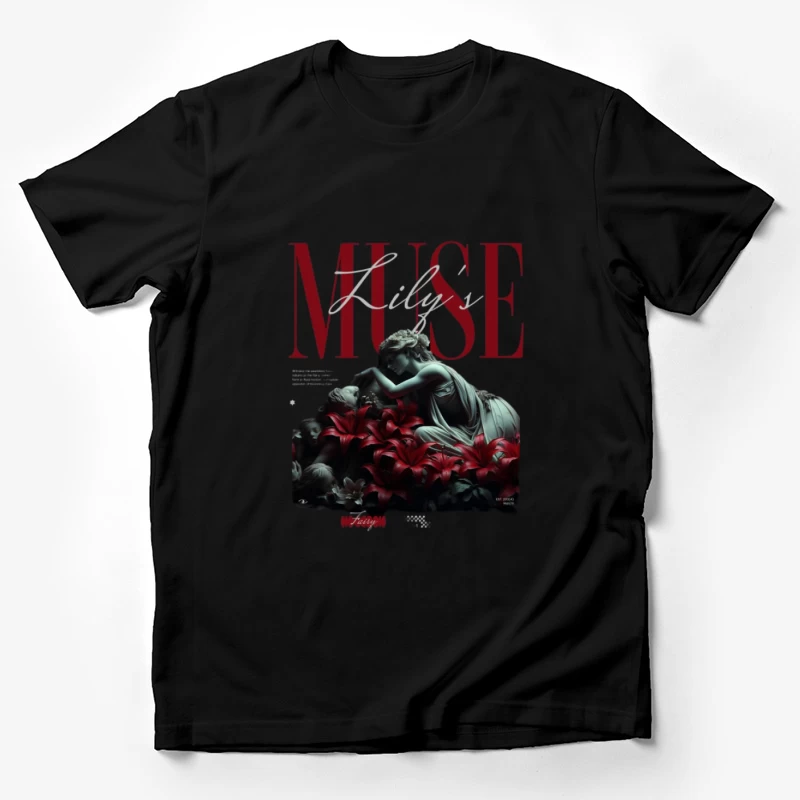 Lily - Sculpture et Fleurs Homme T-Shirt