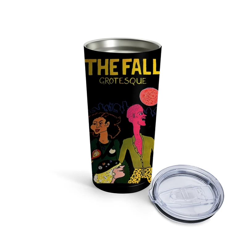 The Fall's "Grotesque" Post-Punk Album Cover Illustration Travel Mug