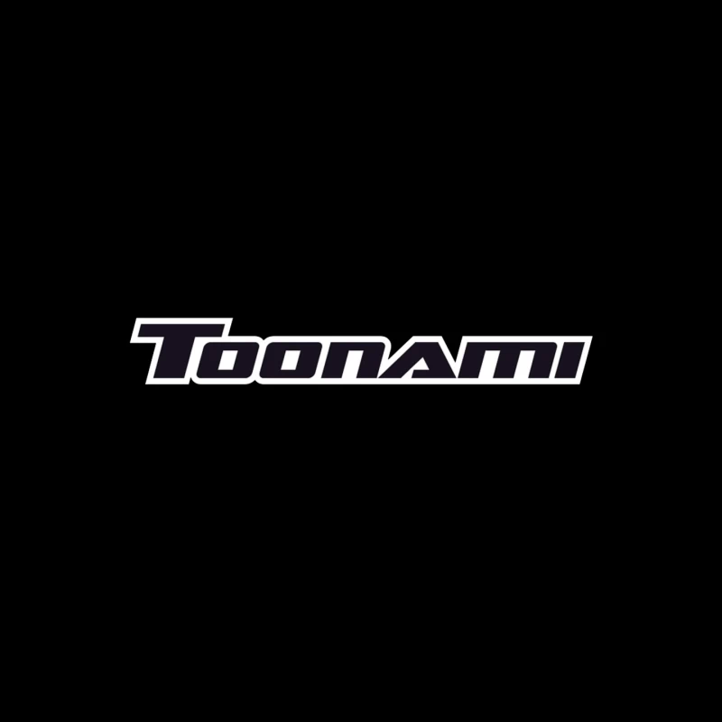 Toonami Black Text Logo - Cartoon Network's Anime Programming Block Mouse Pad