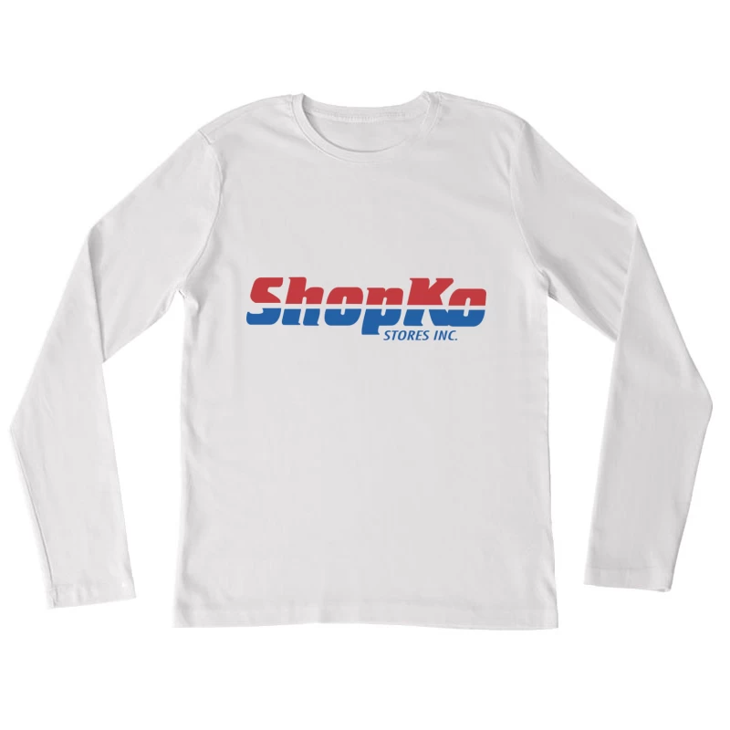 Shopko 80s Female Long Sleeve T-Shirt