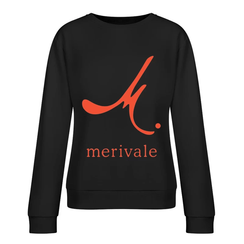 Merivale Hospitality Group Minimalist Red Logo Design Female Pullover Sweatshirt