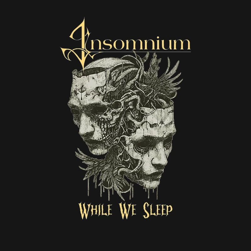 Insomnium While We Sleep Male Long Sleeve T-Shirt