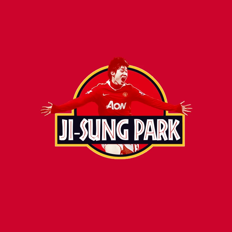 Retro Man United - PARK JI SUNG Throw Pillow