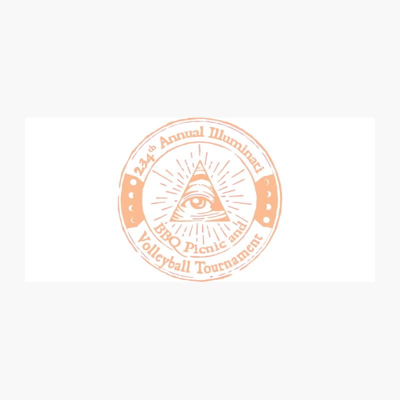 Annual Illuminati Picnic and Volleyball Tournament Logo Coffee Mug