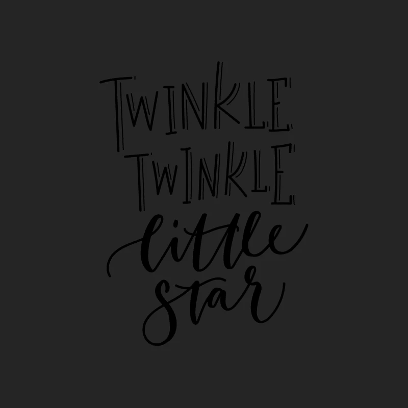Texte artistique inspiré de Twinkle Twinkle Little Star Homme Sweat-shirt à enfiler