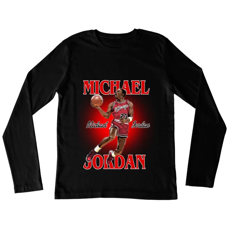 Michael Jordan Basketball nba Female Long Sleeve T-Shirt