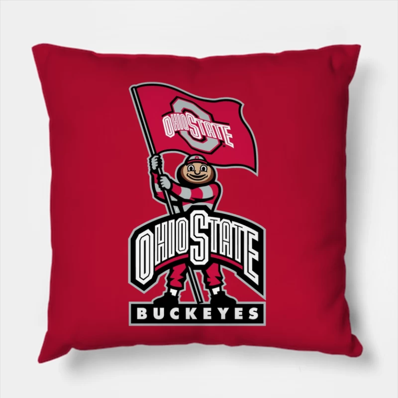 OHIO STATE BUCKEYES Throw Pillow