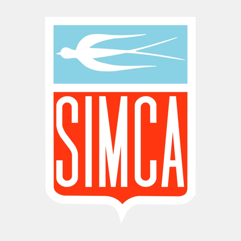 Vintage Simca old bird emblem 2 Male Tank Top