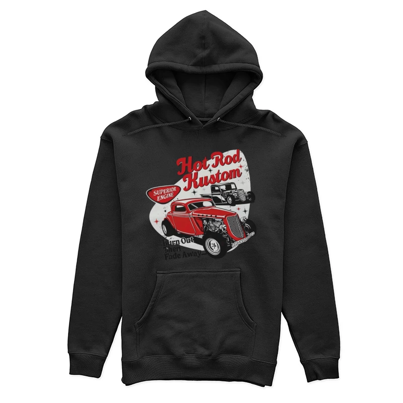 Hot Rod Kustom Design mit klassischem Auto Damen Pullover Hoodie