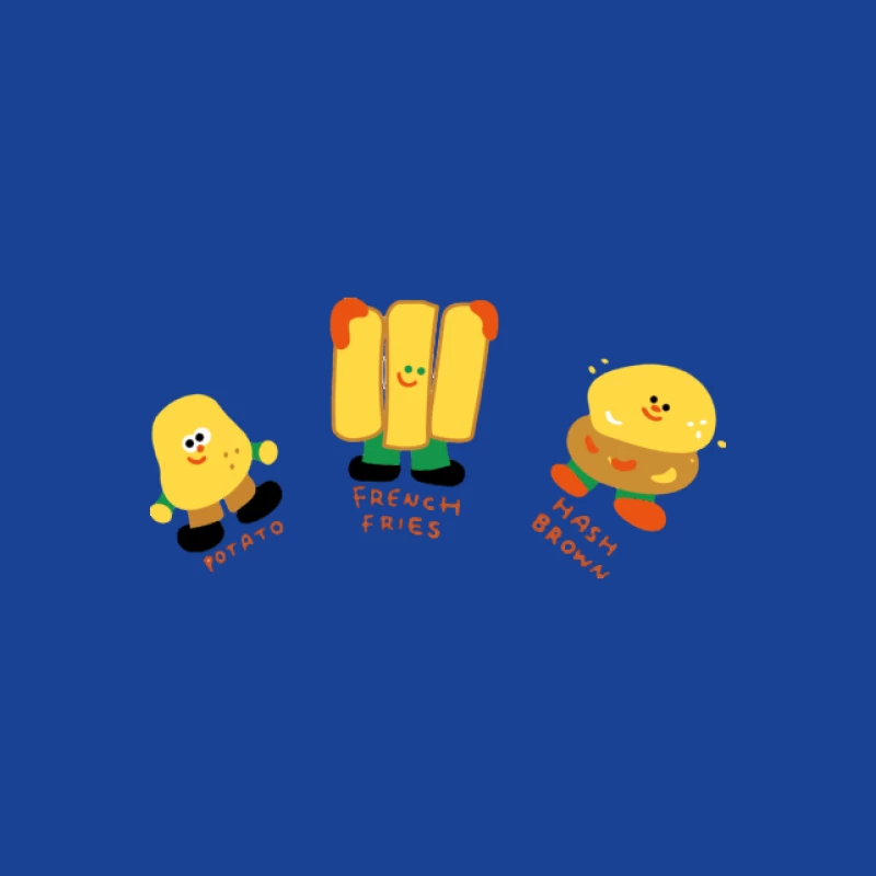Fröhliche Kartoffelfreunde Herren T-Shirt