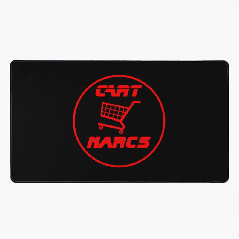 Cart Nares E-Commerce Shopping Logo Design Desk Mat