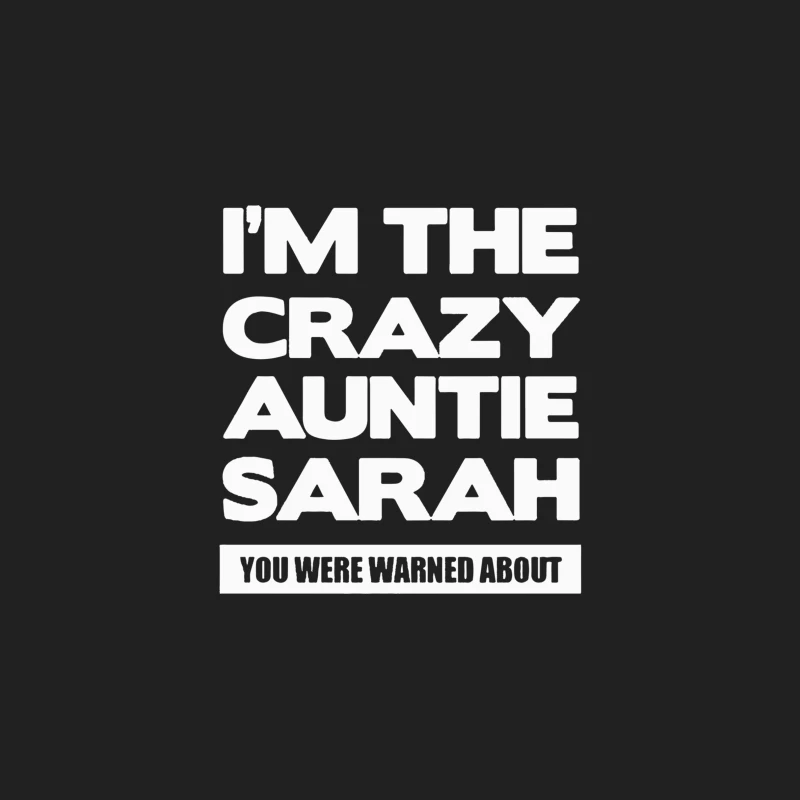 Personalised Crazy Auntie Bucket Hat
