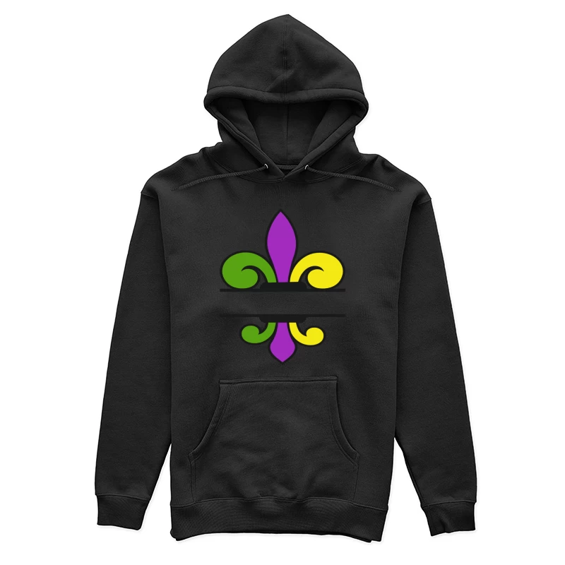 Fleur-de-lis aux couleurs vives Femme Sweat à capuche