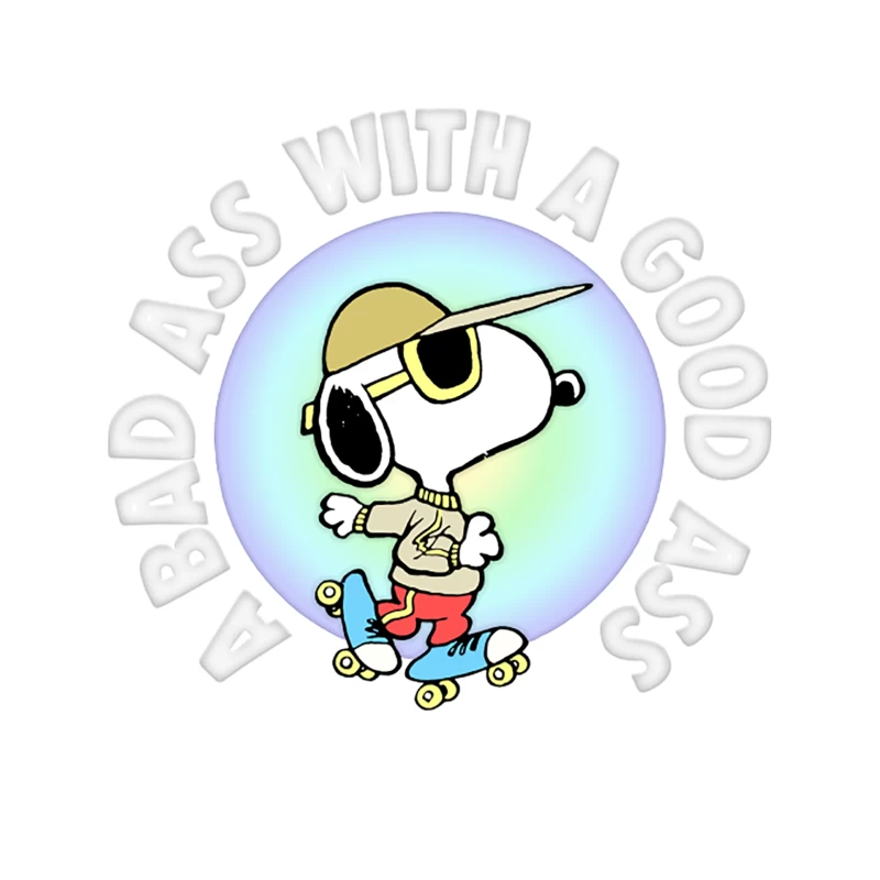 A Bad Ass With A Good Ass  Aesthetic Meme Design Tapestry
