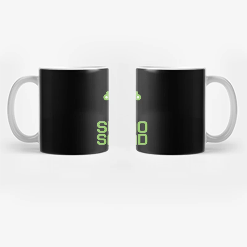 Green Minimalist Sumo Salad Restaurant Logo Coffee Mug