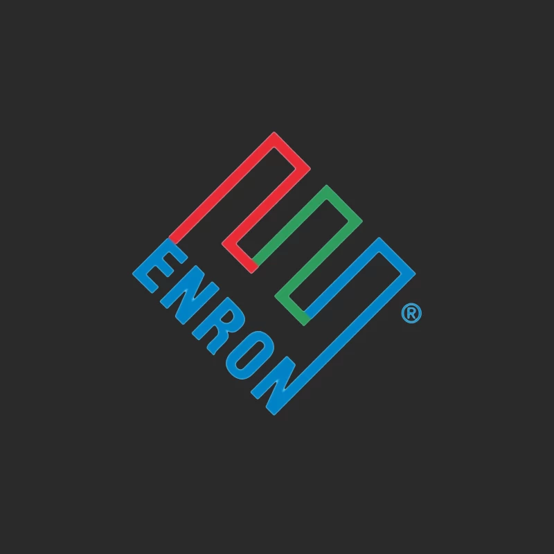 Enron Corporation Logo - Historic Energy Company Symbol Baseball Cap