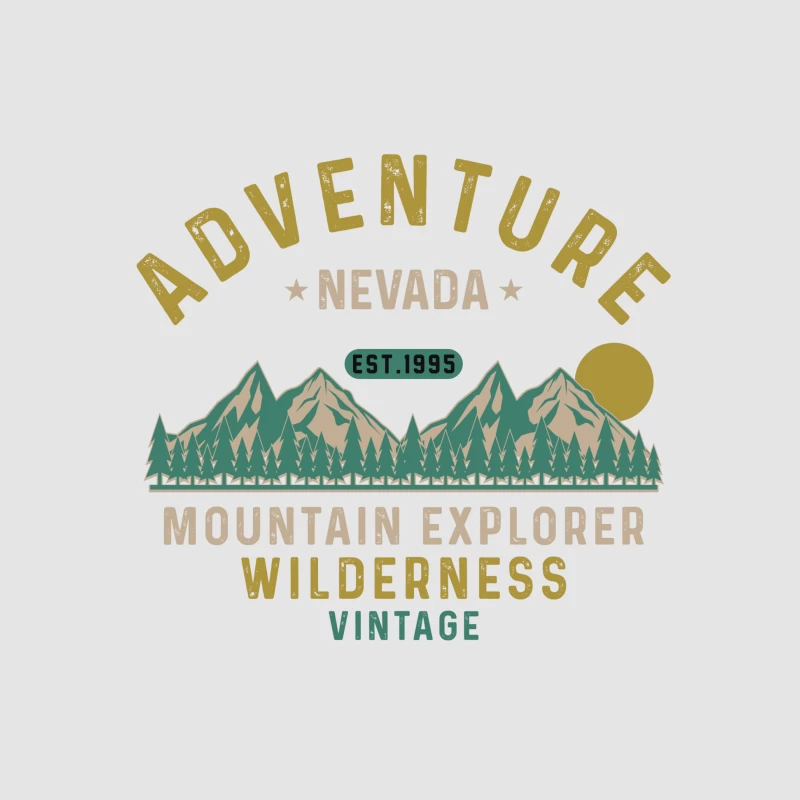 Abenteuer Nevada: Mountain Explorer seit 1995 Herren Pullover Hoodie