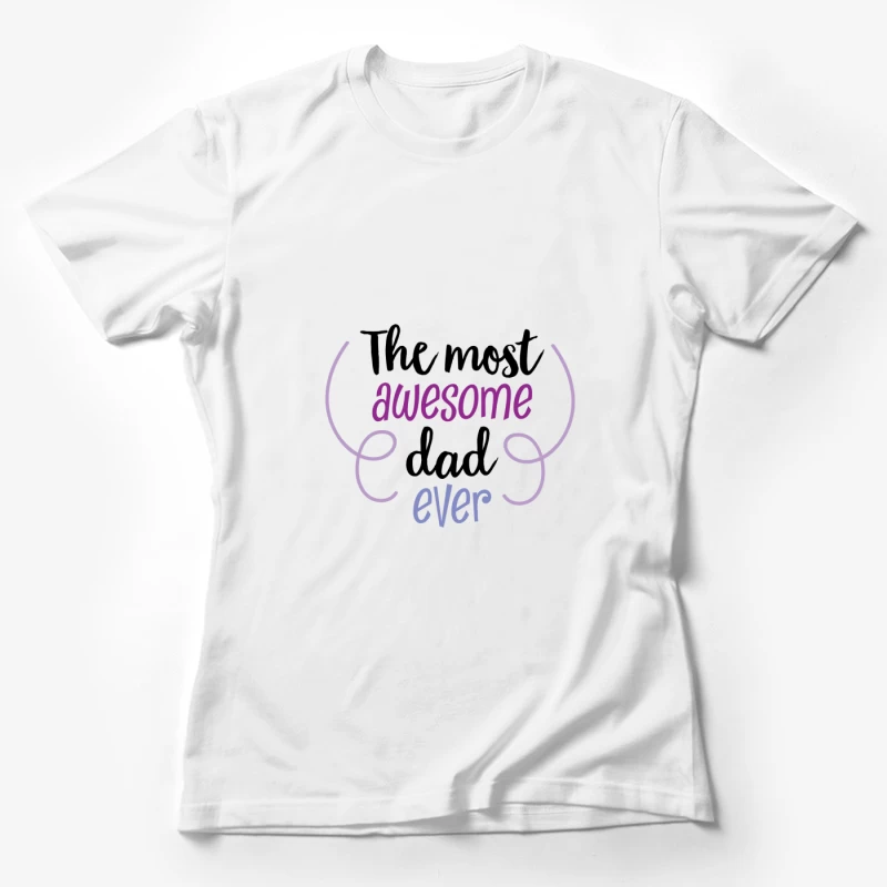 Texte accrocheur incurvé Femme T-Shirt