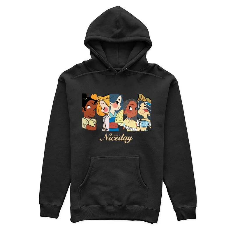 Prinzessinnenkunstwerk für einen schönen Tag Damen Pullover Hoodie