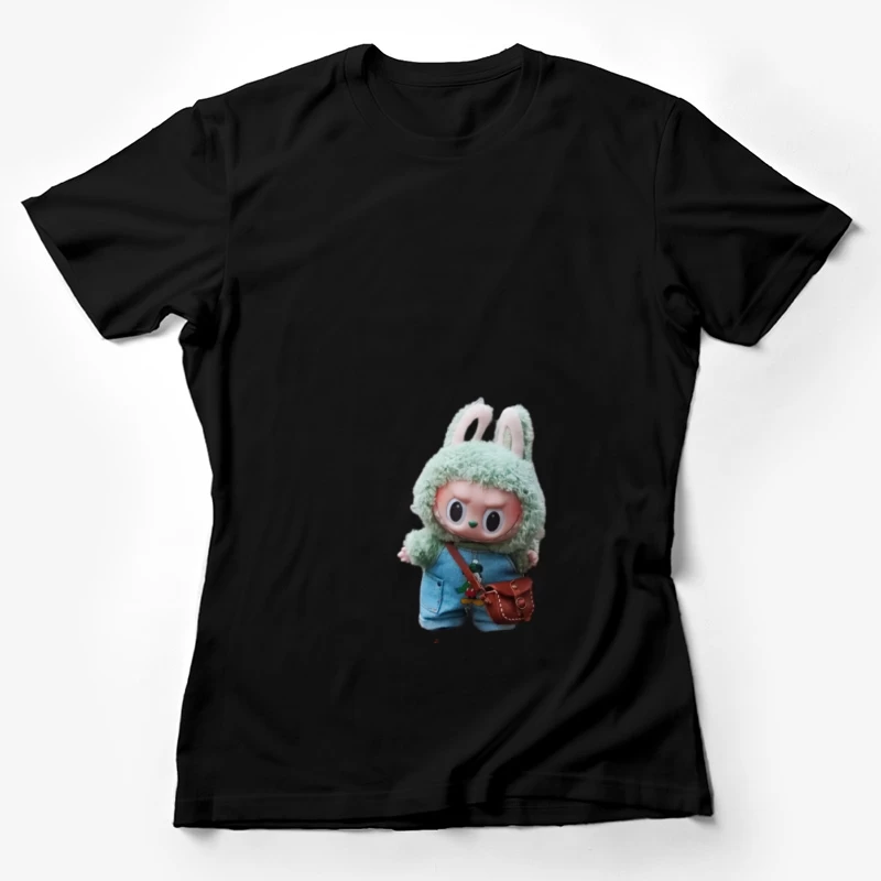 Kuschelpuppenfigur mit Hasenohren Damen T-Shirt