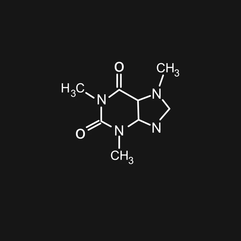 Caffeine Molecule Game Desk Mat
