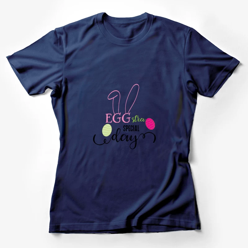 Design amusant de Pâques avec oreilles de lapin Femme T-Shirt