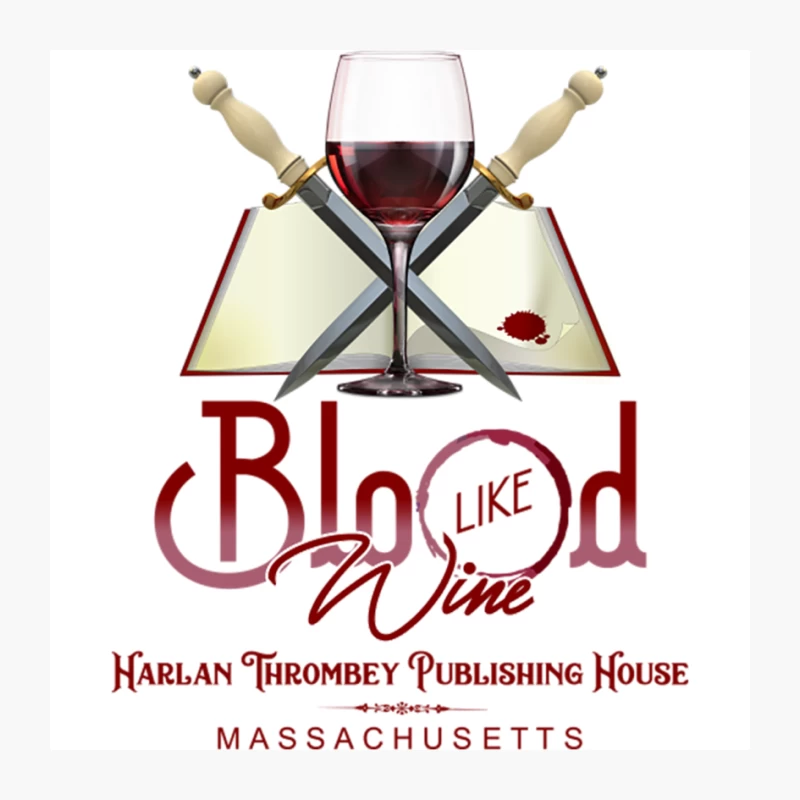 Blood Like Wine Publishers from Knives Out with Benoit Blanc Pin