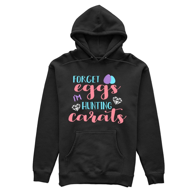 Chasse aux carats pas aux œufs Femme Sweat à capuche