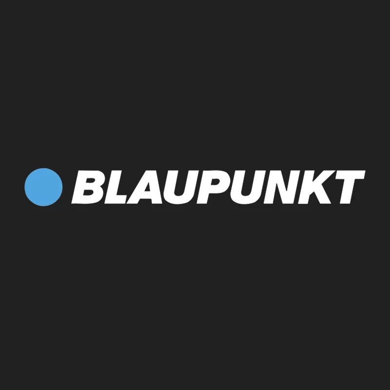 Blaupunkt Electronics Brand Logo with Blue Circle Bucket Hat