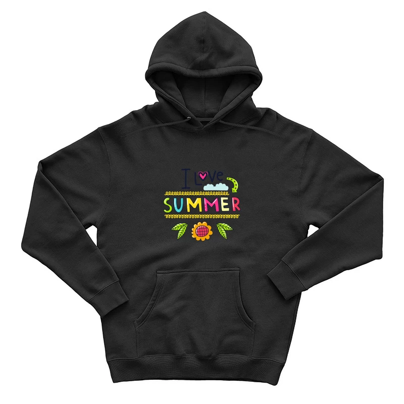 J'aime l'été coloré Homme Sweat à capuche