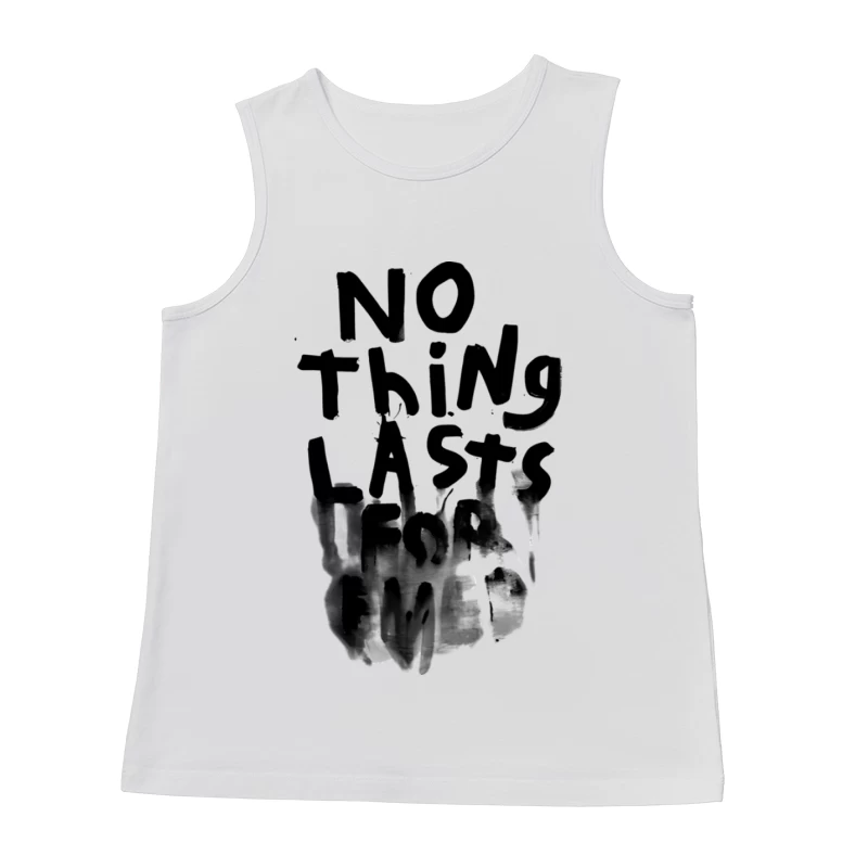 Nichts hält für immer Schriftzug Herren Tanktops